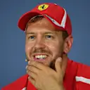 Sebastian Vettel (GER) Ferrari in the Press Conference at Formula One World Championship, Rd7, Canadian Grand Prix, Race, Montreal, Canada, Sunday10 June 2018. © Jerry Andre/Sutton Images