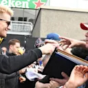 Nico Hulkenberg (GER) Renault Sport F1 Team signs autographs for the fans at Formula One World Championship, Rd7, Canadian Grand Prix, Preparations, Montreal, Canada, Thursday 7 June 2018. © Simon Galloway/Sutton Images