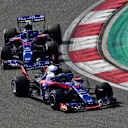 Brendon Hartley (NZL) Scuderia Toro Rosso STR13 and Pierre Gasly (FRA) Scuderia Toro Rosso STR13 at Formula One World Championship, Rd3, Chinese Grand Prix, Race, Shanghai, China, Sunday 15 April 2018. © Jerry Andre/Sutton Images
