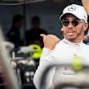 Pole sitter Lewis Hamilton (GBR) Mercedes-AMG F1 celebrates in parc ferme at Formula One World Championship, Rd8, French Grand Prix, Qualifying, Paul Ricard, France, Saturday 23 June 2018. © Manuel Goria/Sutton Images