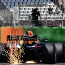 Daniel Ricciardo (AUS) Red Bull Racing RB14 sparks at Formula One World Championship, Rd11, German Grand Prix, Practice, Hockenheim, Germany, Friday 20 July 2018. © Jerry Andre/Sutton Images
