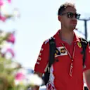 Sebastian Vettel (GER) Ferrari at Formula One World Championship, Rd11, German Grand Prix, Preparations, Hockenheim, Germany, Thursday 19 July 2018. © Mark Sutton/Sutton Images