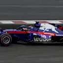 Brendon Hartley (NZL) Scuderia Toro Rosso STR13 runs wide at Formula One World Championship, Rd12, Hungarian Grand Prix, Qualifying, Hungaroring, Hungary, Saturday 28 July 2018. © Manuel Goria/Sutton Images