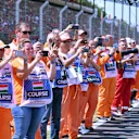 Marshals at Formula One World Championship, Rd12, Hungarian Grand Prix, Race, Hungaroring, Hungary, Sunday 29 July 2018. © Mark Sutton/Sutton Images