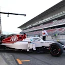 Antonio Giovinazzi (ITA) Alfa Romeo Sauber C37 at Formula One Testing, Day One, Barcelona, Spain, Tuesday 15 May 2018. © Mark Sutton/Sutton Images