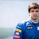 MELBOURNE, AUSTRALIA - MARCH 12: Carlos Sainz of Spain and McLaren F1 looks on in the Paddock during previews ahead of the F1 Grand Prix of Australia at Melbourne Grand Prix Circuit on March 12, 2020 in Melbourne, Australia. (Photo by Mark Thompson/Getty Images)