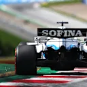 SPIELBERG, AUSTRIA - JULY 04: George Russell of Great Britain driving the (63) Williams Racing FW43 Mercedes on track during qualifying for the Formula One Grand Prix of Austria at Red Bull Ring on July 04, 2020 in Spielberg, Austria. (Photo by Dan Istitene - Formula 1/Formula 1 via Getty Images)