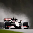 SPIELBERG, AUSTRIA - JULY 11: Romain Grosjean of France driving the (8) Haas F1 Team VF-20 Ferrari on track  during qualifying for the Formula One Grand Prix of Styria at Red Bull Ring on July 11, 2020 in Spielberg, Austria. (Photo by Bryn Lennon/Getty Images)
