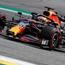 SPIELBERG, AUSTRIA - JULY 12: Max Verstappen of the Netherlands driving the (33) Aston Martin Red Bull Racing RB16 on track during the Formula One Grand Prix of Styria at Red Bull Ring on July 12, 2020 in Spielberg, Austria. (Photo by Darko Bandic/Pool via Getty Images)