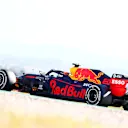 BARCELONA, SPAIN - FEBRUARY 28: Alexander Albon of Thailand driving the (23) Aston Martin Red Bull Racing RB16 on track during Day Three of F1 Winter Testing at Circuit de Barcelona-Catalunya on February 28, 2020 in Barcelona, Spain. (Photo by Dan Istitene - Formula 1/Formula 1 via Getty Images)