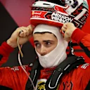 BARCELONA, SPAIN - FEBRUARY 28: Charles Leclerc of Monaco and Ferrari prepares to drive in the garage during Day Three of F1 Winter Testing at Circuit de Barcelona-Catalunya on February 28, 2020 in Barcelona, Spain. (Photo by Charles Coates/Getty Images)