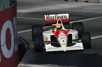 Ayrton Senna (BRA) McLaren MP4/6, 1st place.
United States Grand Prix, Phoenix, 10 March
