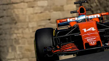Fernando Alonso (ESP) McLaren MCL32 at Formula One World Championship, Rd8, Azerbaijan Grand Prix,