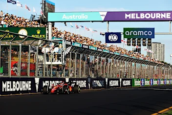 MELBOURNE, AUSTRALIA - APRIL 02: Max Verstappen of the Netherlands driving the (1) Oracle Red Bull
