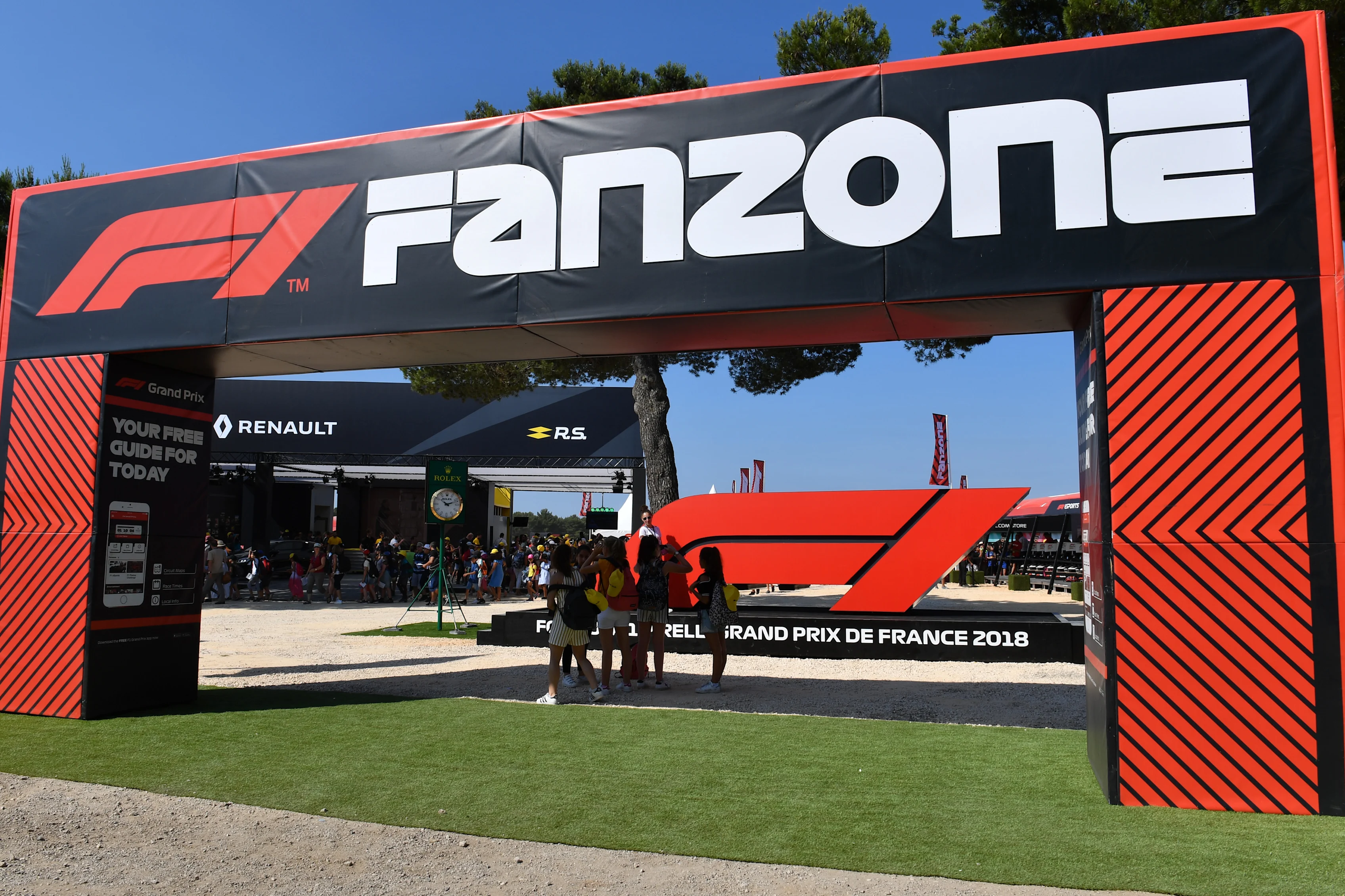 CIRCUIT PAUL RICARD, FRANCE - JUNE 21: Fanzone during the French GP at Circuit Paul Ricard on June