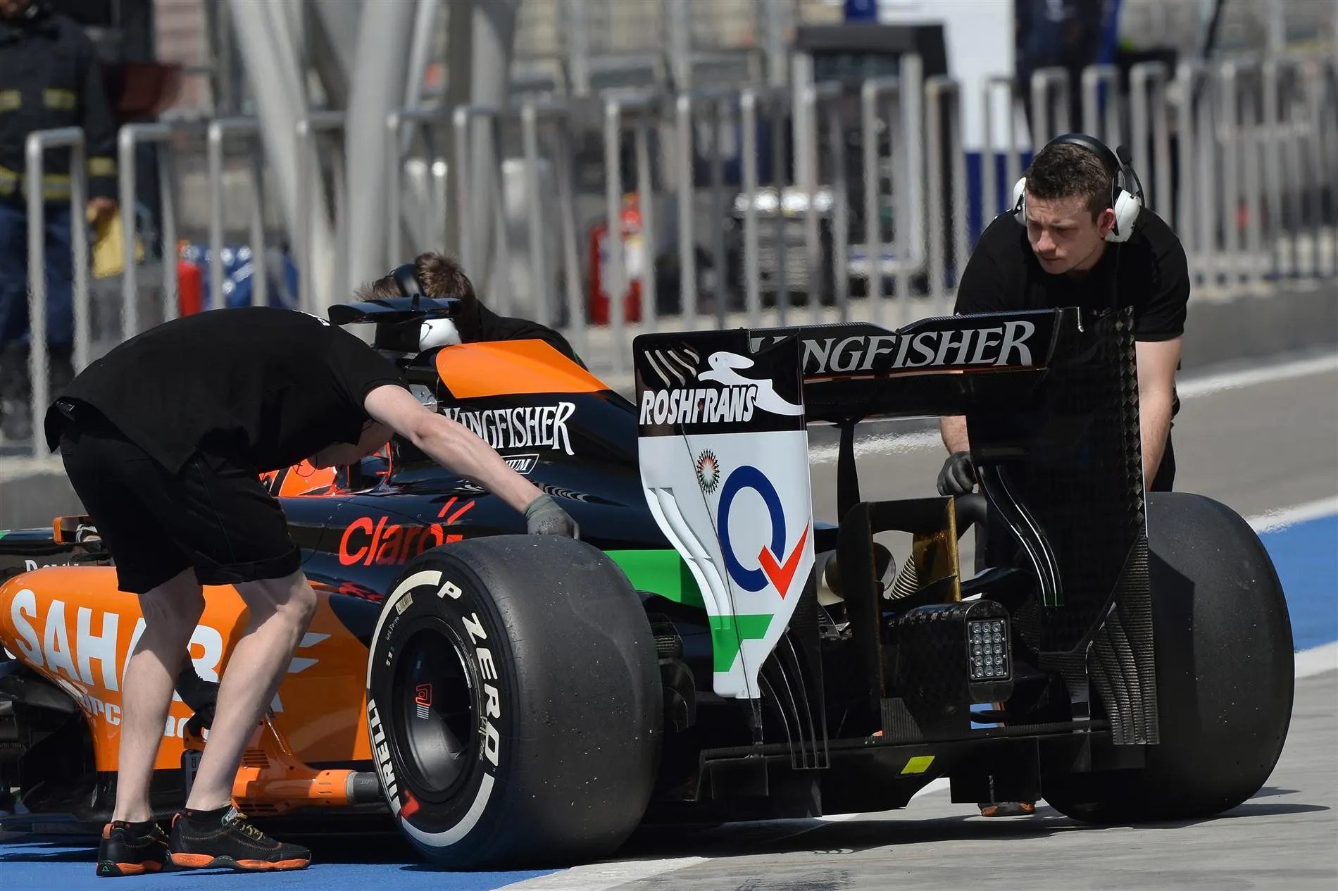 Nico Hulkenberg (GER) Force India VJM07. Formula One Testing, Day Two, Bahrain International Circuit, Sakhir, Bahrain, Thursday, 20 February 2014 © Sutton Images. No reproduction without permission