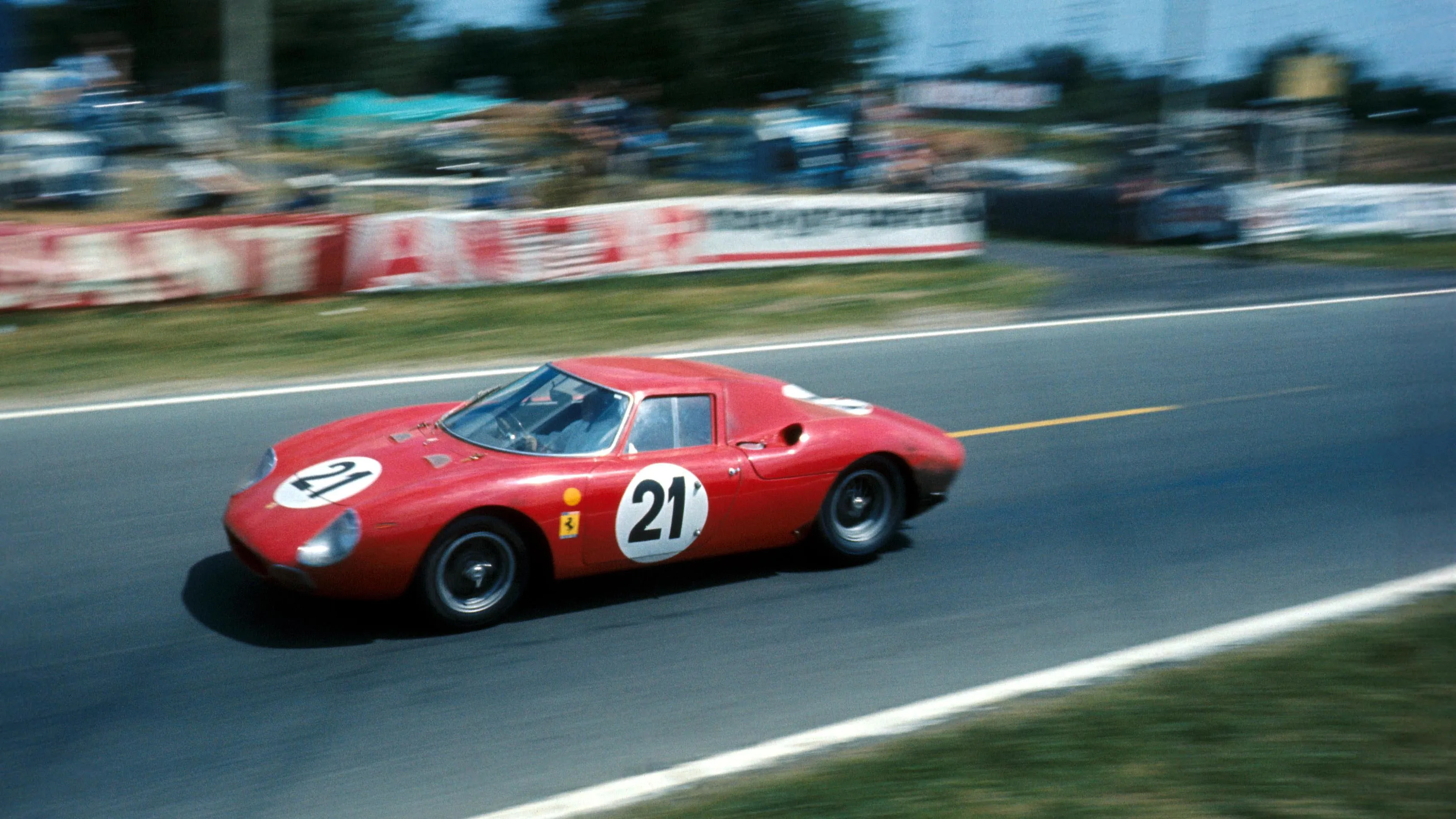 Race winner Jochen Rindt (AUT) / Maston Gregory (USA) Ferrari 250 LM.
Le Mans 24 Hours, Le Mans,