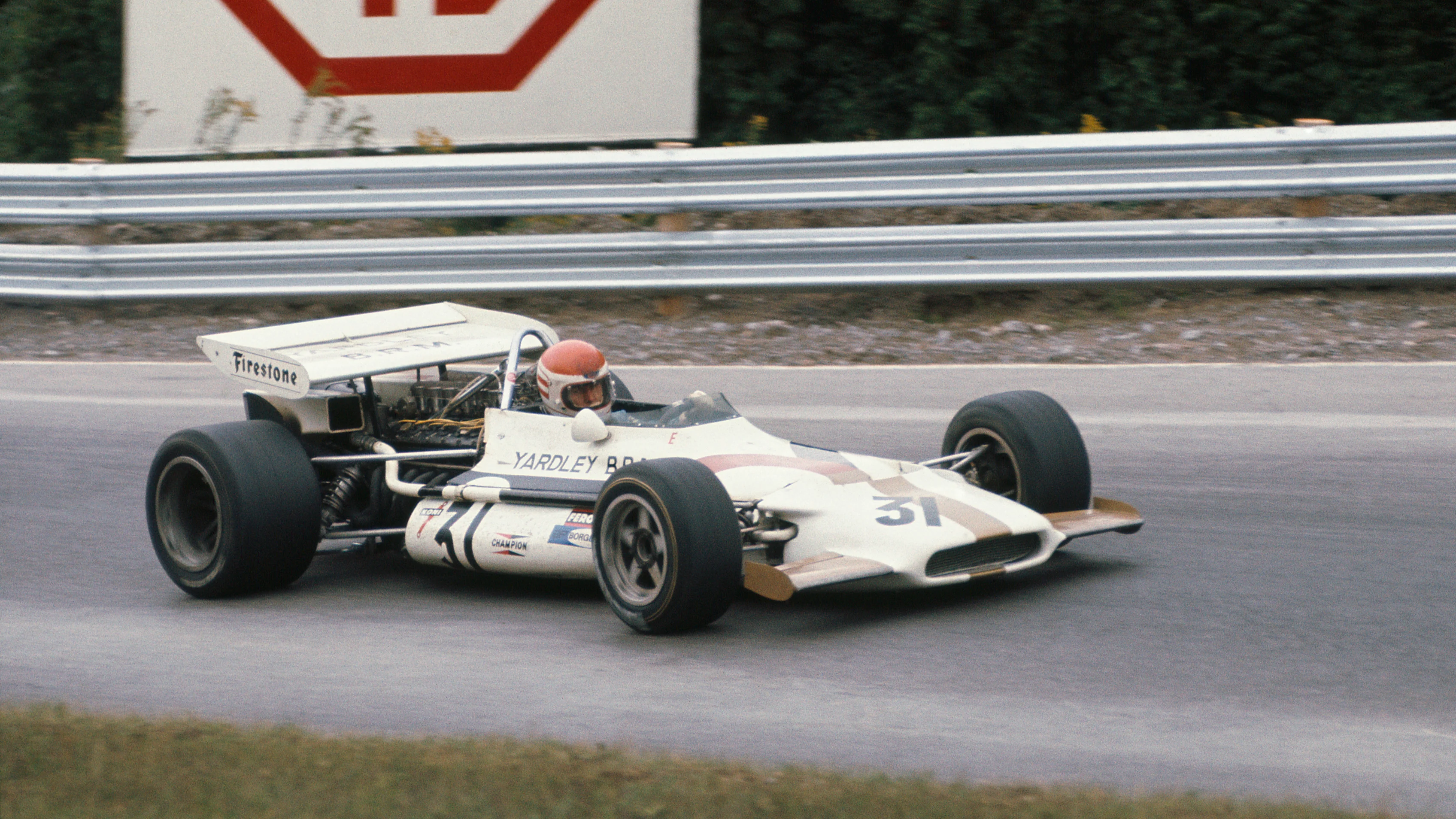 1971 Canadian Grand Prix.
Mosport, Canada. 17-19th September 1971.
Helmut Marko, BRM P153, 12th