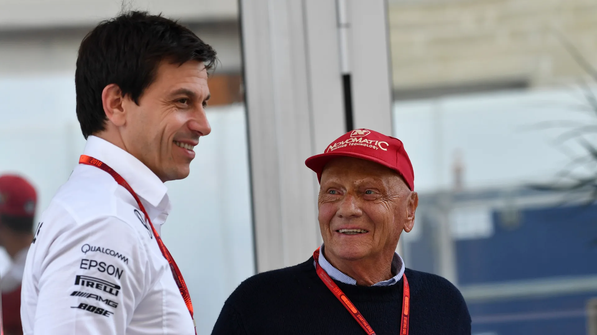 www.sutton-images.com
Toto Wolff (AUT) Mercedes AMG F1 Director of Motorsport and Niki Lauda (AUT)