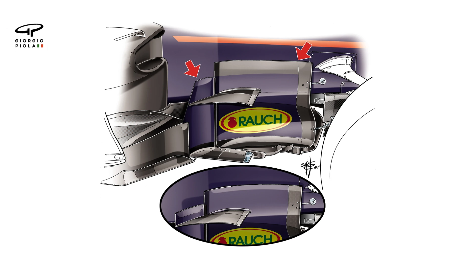 Red Bull RB13 - Azerbaijan barge