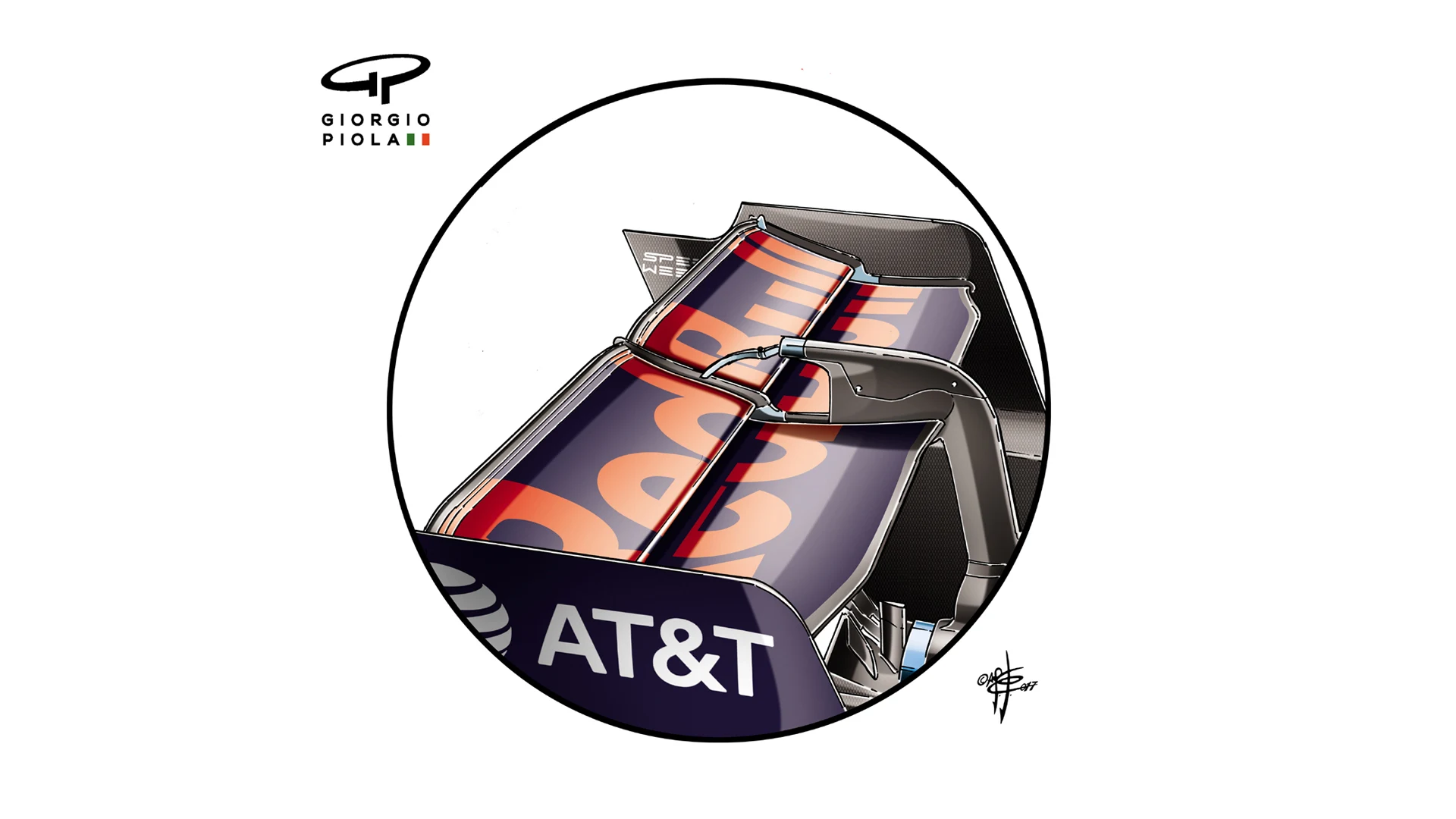 Red Bull RB13 - Monza rear