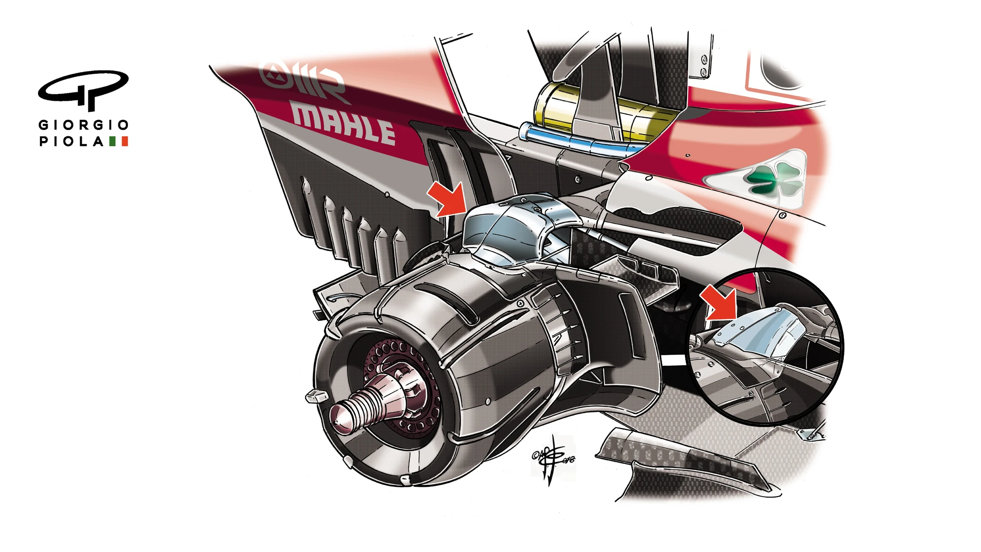 059-018 FERRARI N REAR SUSPENSION