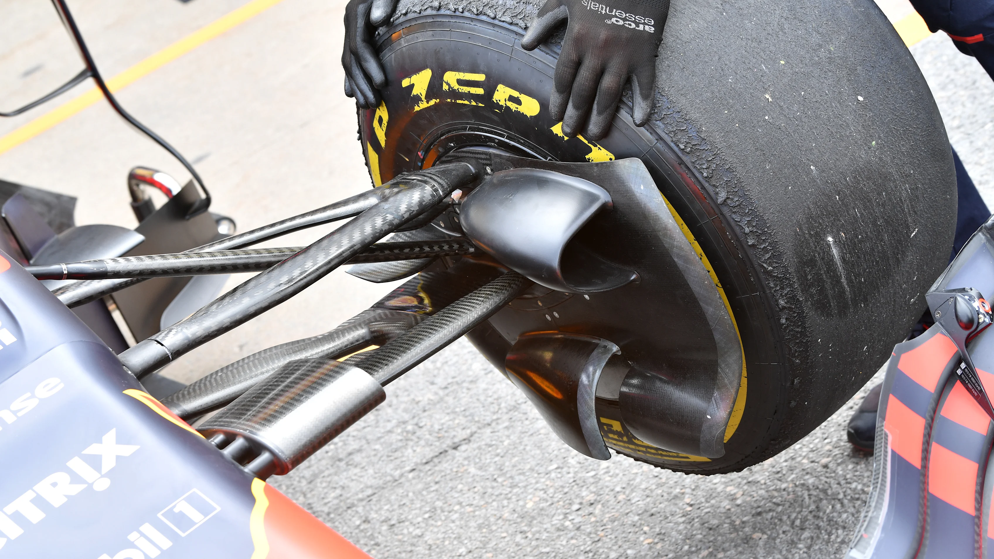 www.sutton-images.com
Red Bull Racing RB13 front suspension detail at Formula One World