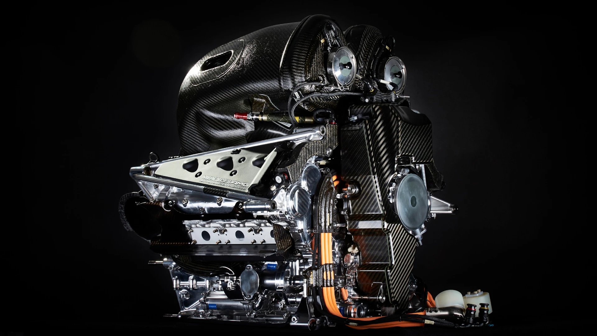 The Mercedes PU106C Hybrid power unit &copy; Mercedes 