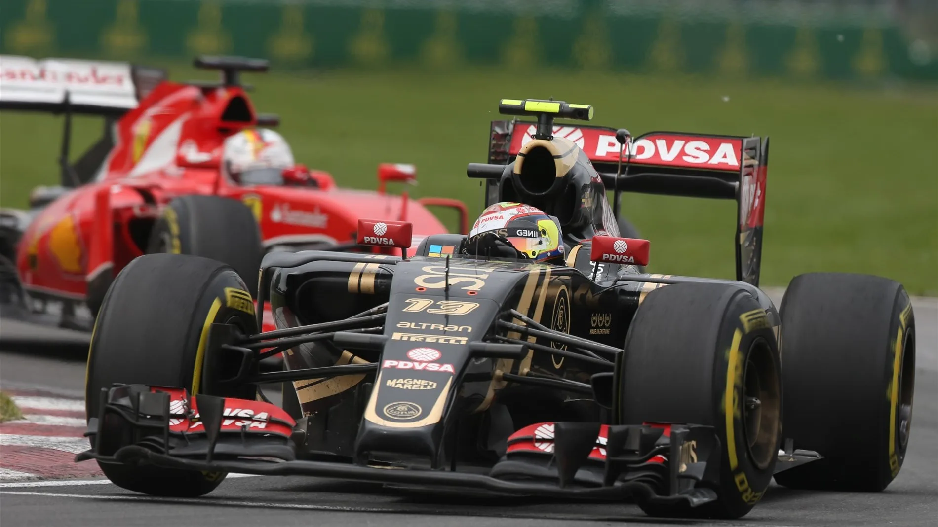 Pastor Maldonado (VEN) Lotus E23 Hybrid at Formula One World Championship, Rd7, Canadian Grand Prix, Race, Montreal, Canada, Sunday 7 June 2015. &copy; Sutton Motorsport Images