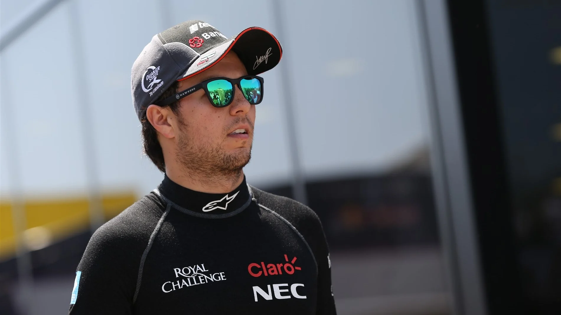 Sergio Perez (MEX) Force India at Formula One World Championship, Rd5, Spanish Grand Prix Qualifying, Barcelona, Spain, Saturday 9 May 2015. &copy; Sutton Motorsport Images