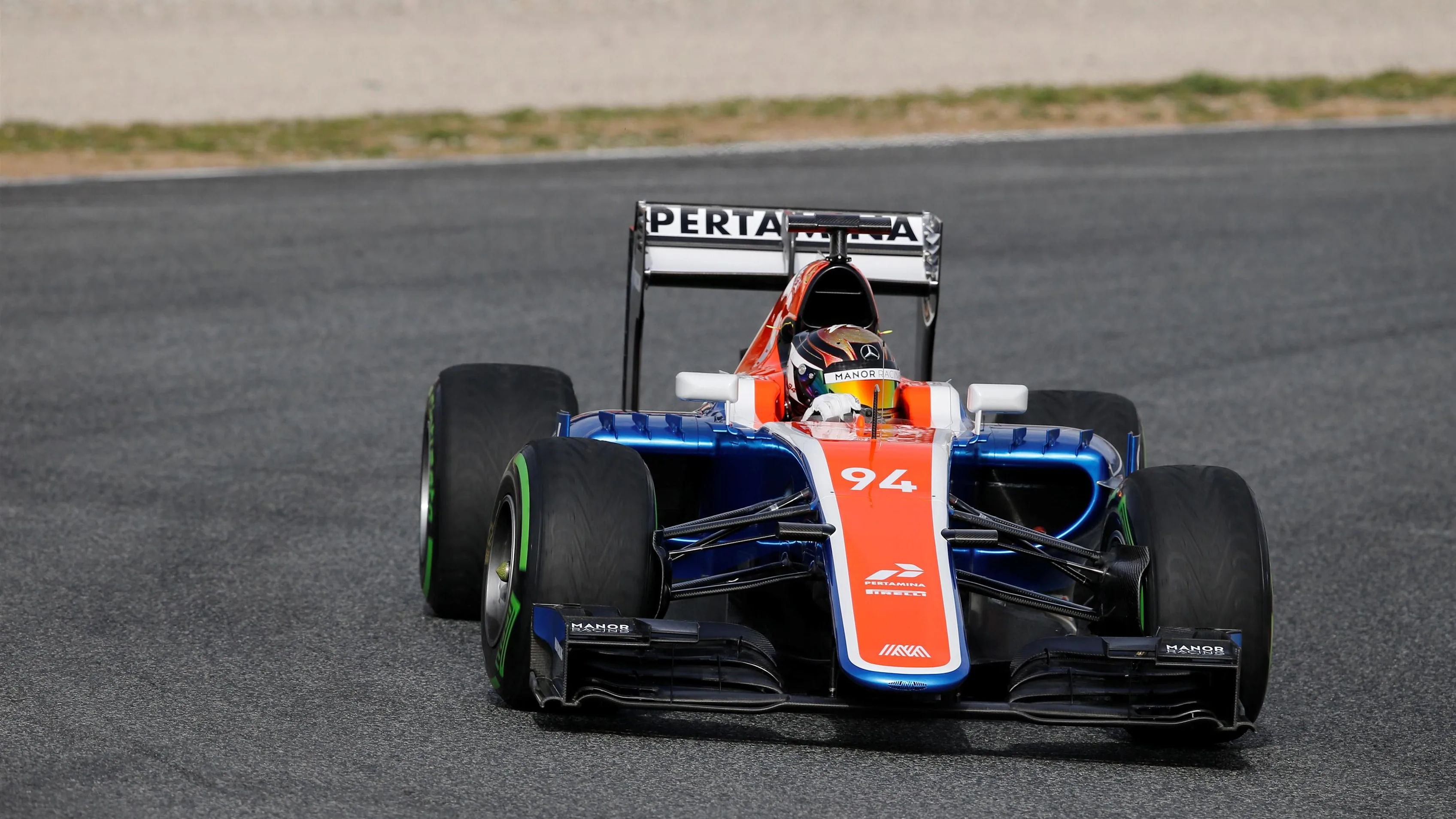 Pascal Wehrlein (GER) Manor Racing MRT05 at Formula One Testing, Day One, Barcelona, Spain, Monday 22 February 2016. &copy; Sutton Motorsport Images