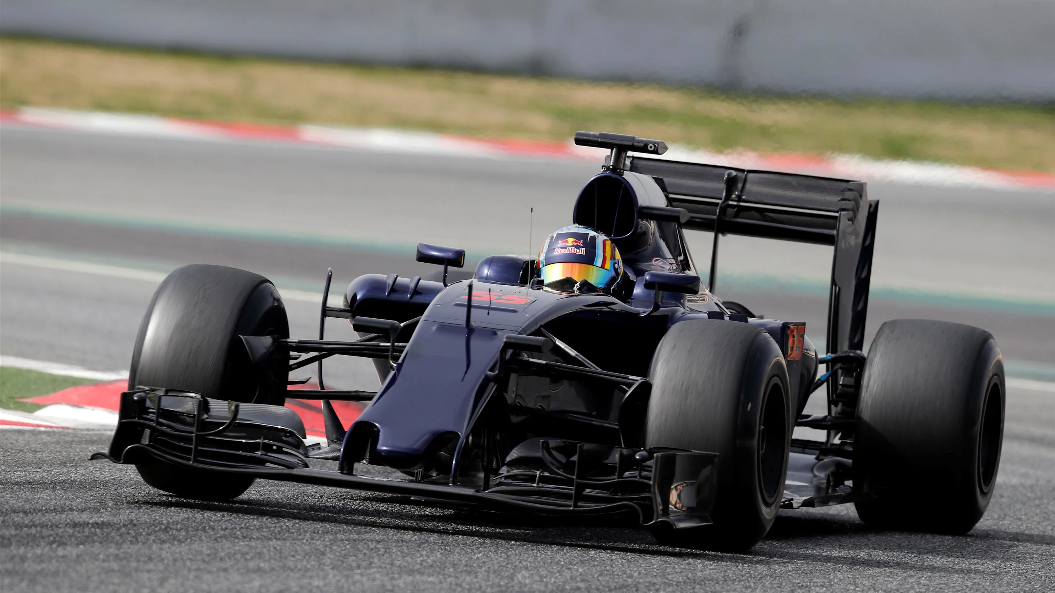 Carlos Sainz  (ESP) Scuderia Toro Rosso STR11 at Formula One Testing, Day One, Barcelona, Spain, Monday 22 February 2016. &copy; Sutton Images + 44 1327 352188