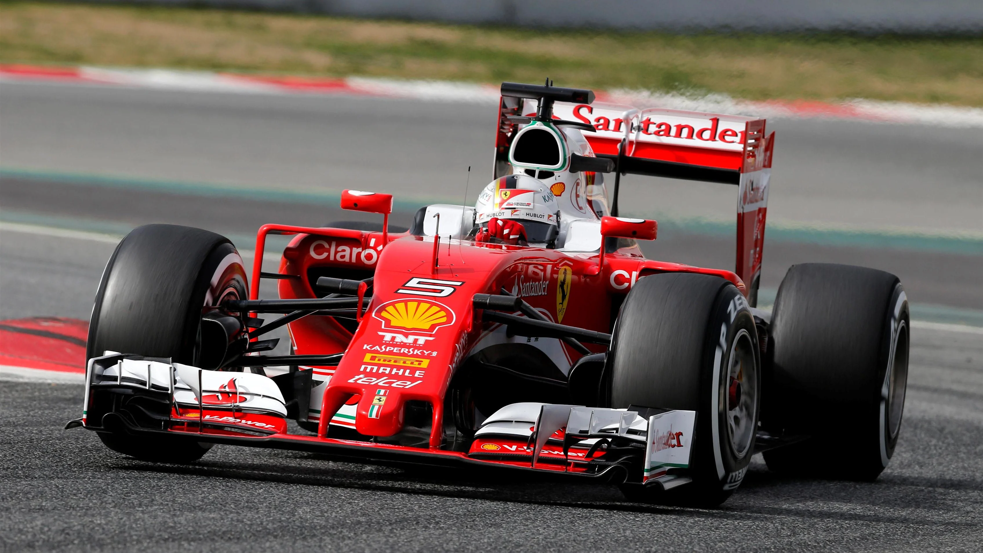 Sebastian Vettel (GER) Ferrari SF16-H at Formula One Testing, Day One, Barcelona, Spain, Monday 22 February 2016. &copy; Sutton Motorsport Images