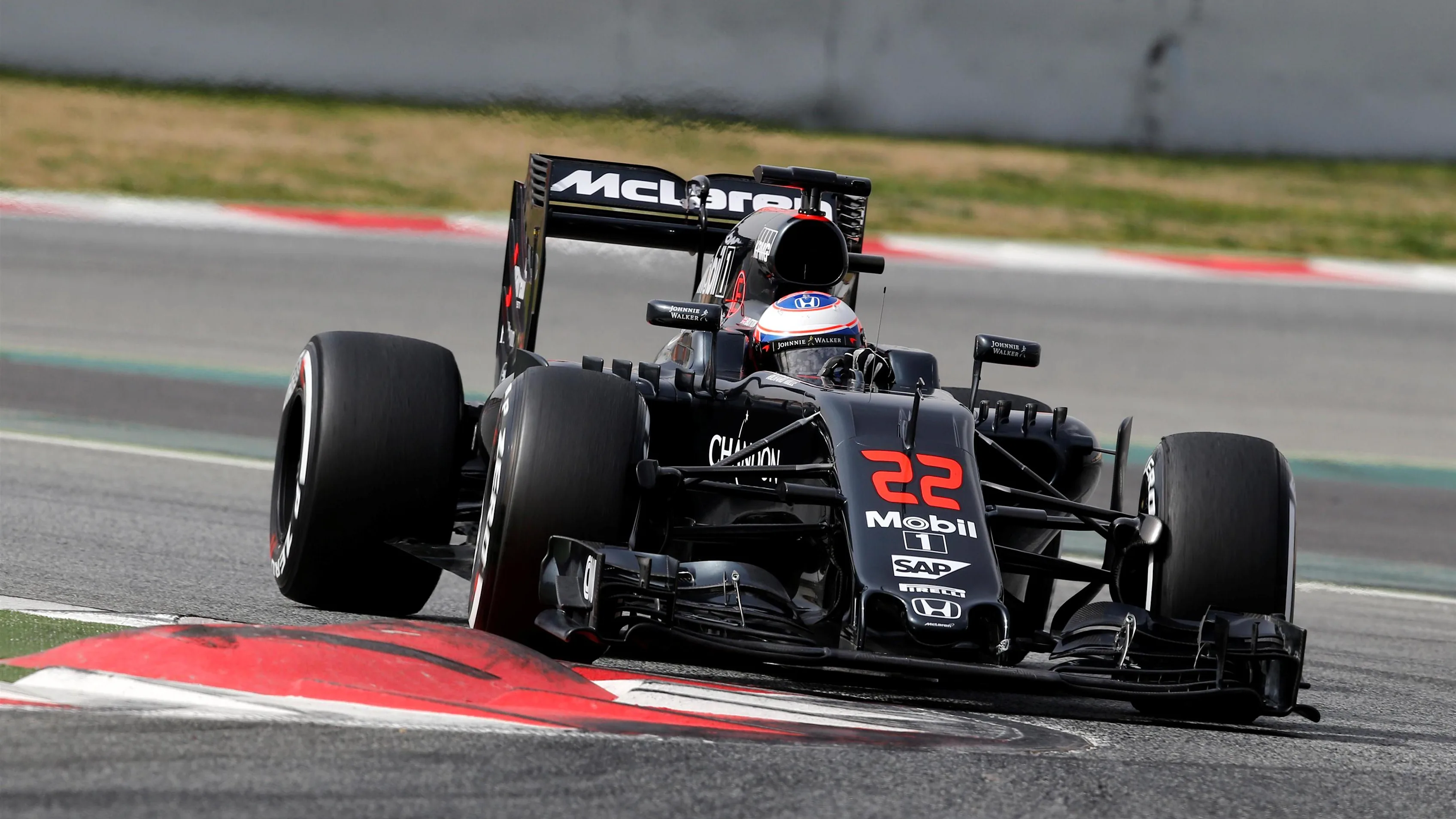 Jenson Button (GBR) McLaren MP4-31 at Formula One Testing, Day One, Barcelona, Spain, Monday 22 February 2016. &copy; Sutton Motorsport Images