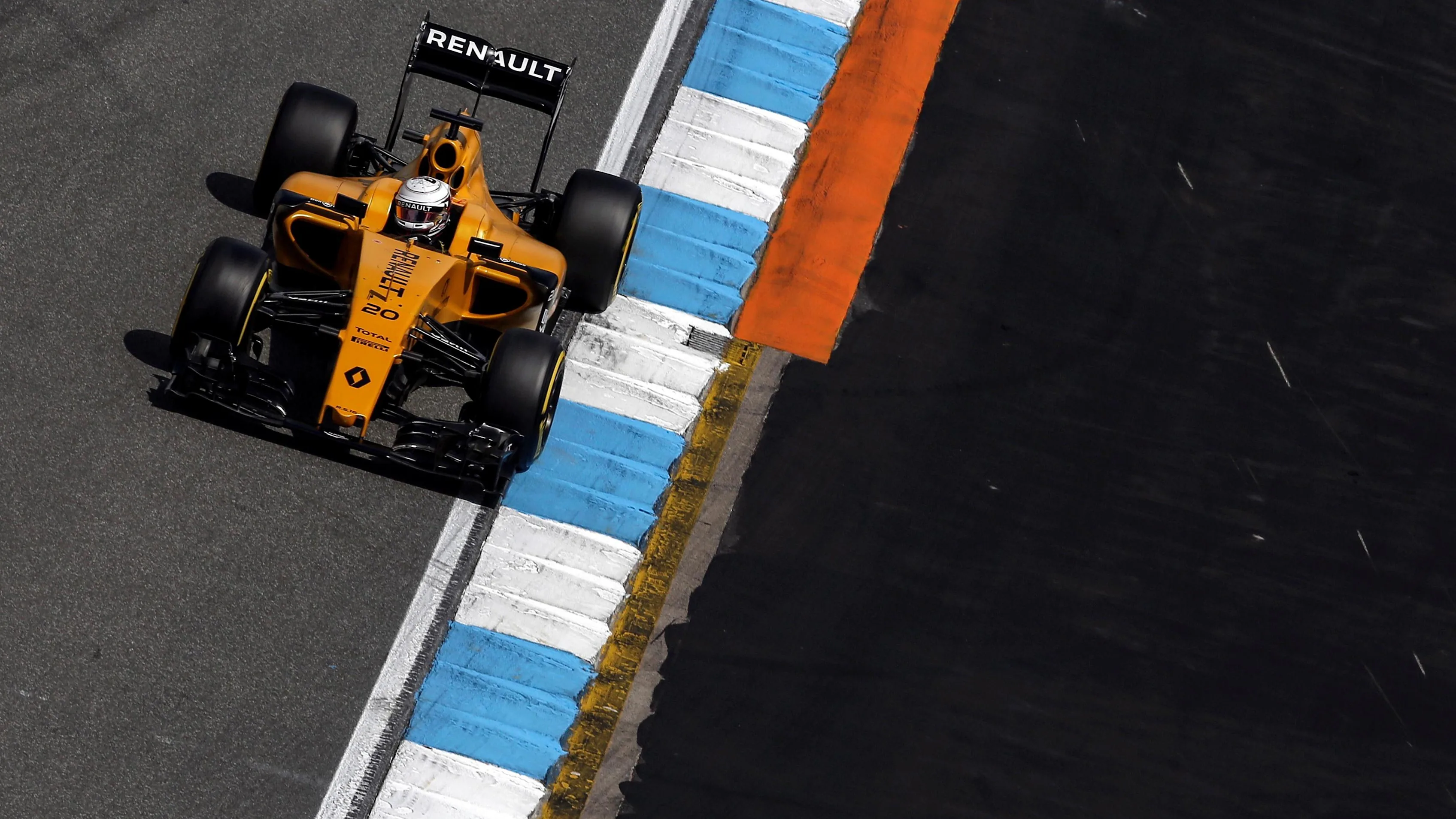 Kevin Magnussen (DEN) Renault Sport F1 Team RS16 at Formula One World Championship, Rd12, German Grand Prix, Practice, Hockenheim, Germany, Friday 29 July 2016. &copy; Sutton Images