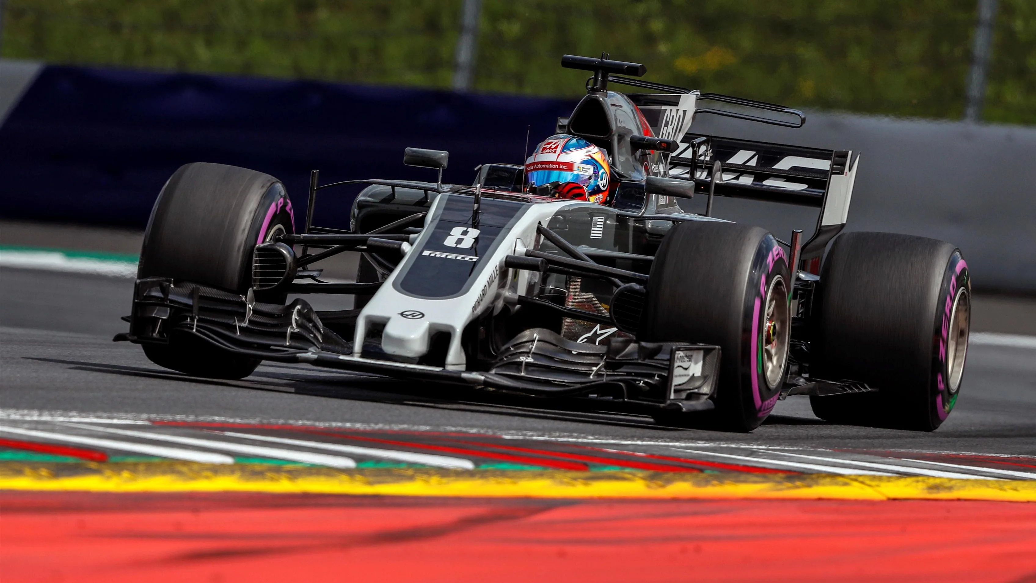 Romain Grosjean (FRA) Haas VF-17 at Formula One World Championship, Rd9, Austrian Grand Prix, Qualifying, Spielberg, Austria, Saturday 8 July 2017. © Sutton Images