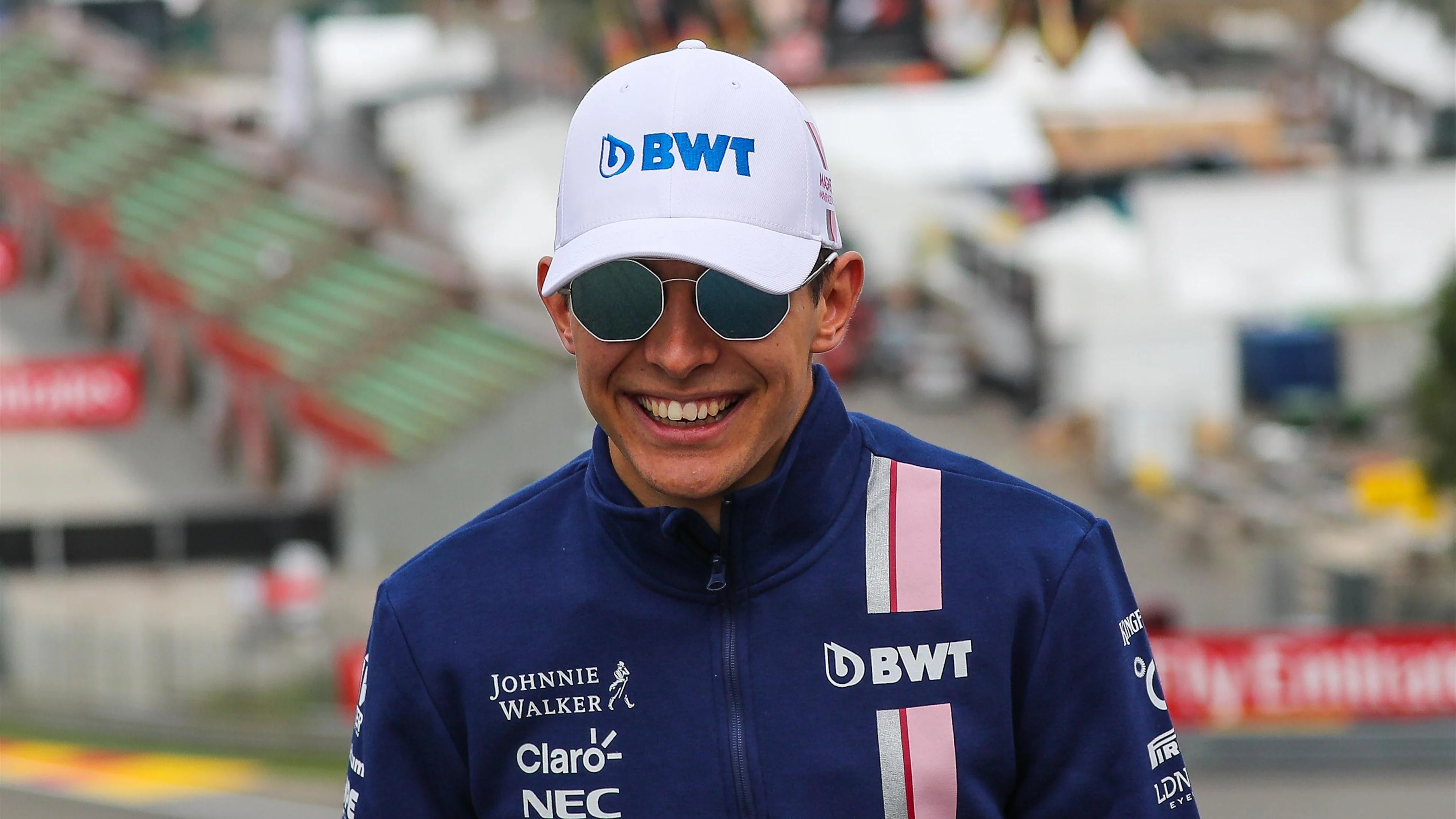 Esteban Ocon (FRA) Force India F1 walks the track at Formula One World Championship, Rd12, Belgian Grand Prix, Preparations, Spa Francorchamps, Belgium, Thursday 24 August 2017. © Sutton Images