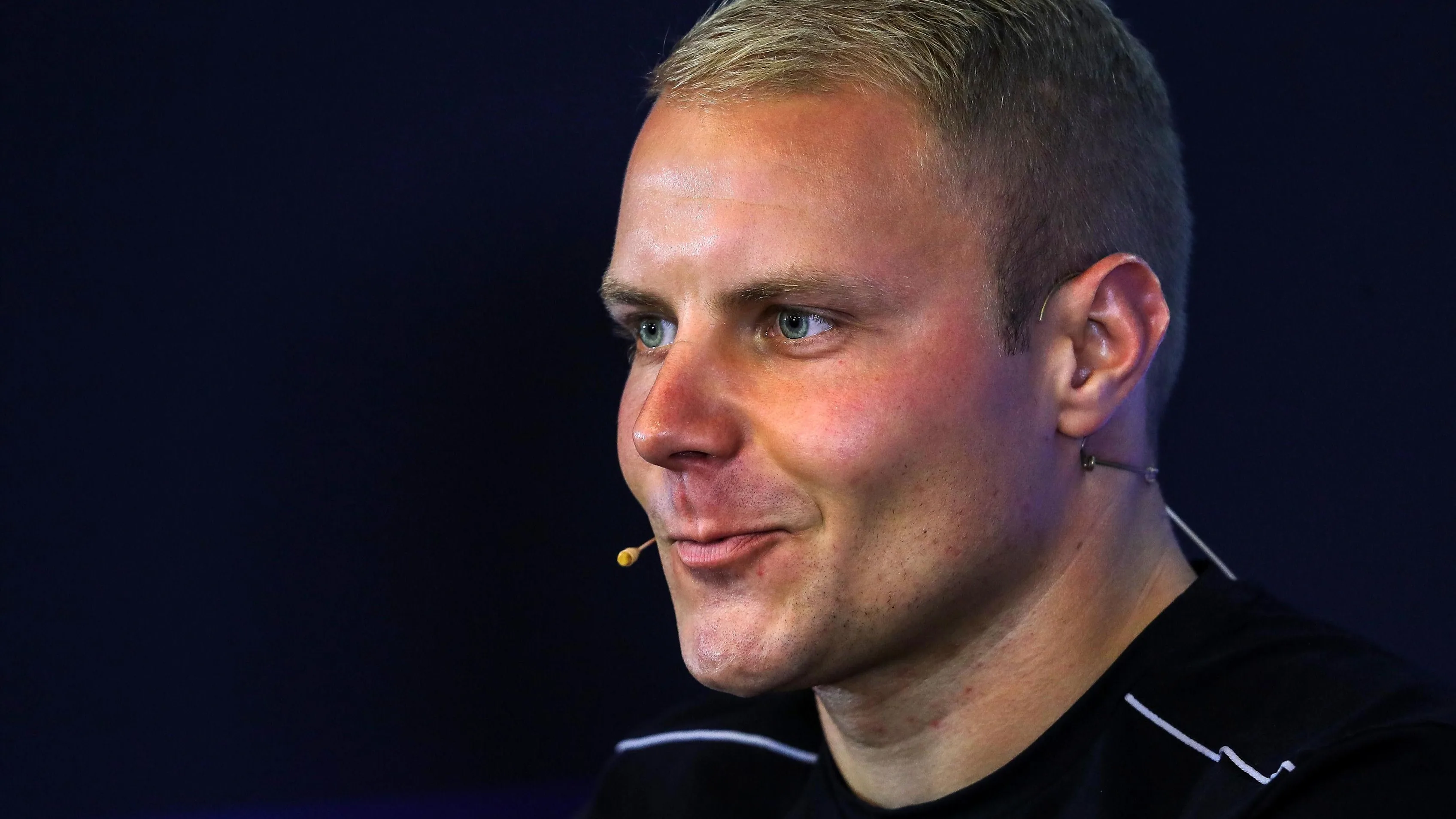 Valtteri Bottas (FIN) Mercedes AMG F1 in the Press Conference at Formula One World Championship, Rd12, Belgian Grand Prix, Preparations, Spa Francorchamps, Belgium, Thursday 24 August 2017. © Sutton Images