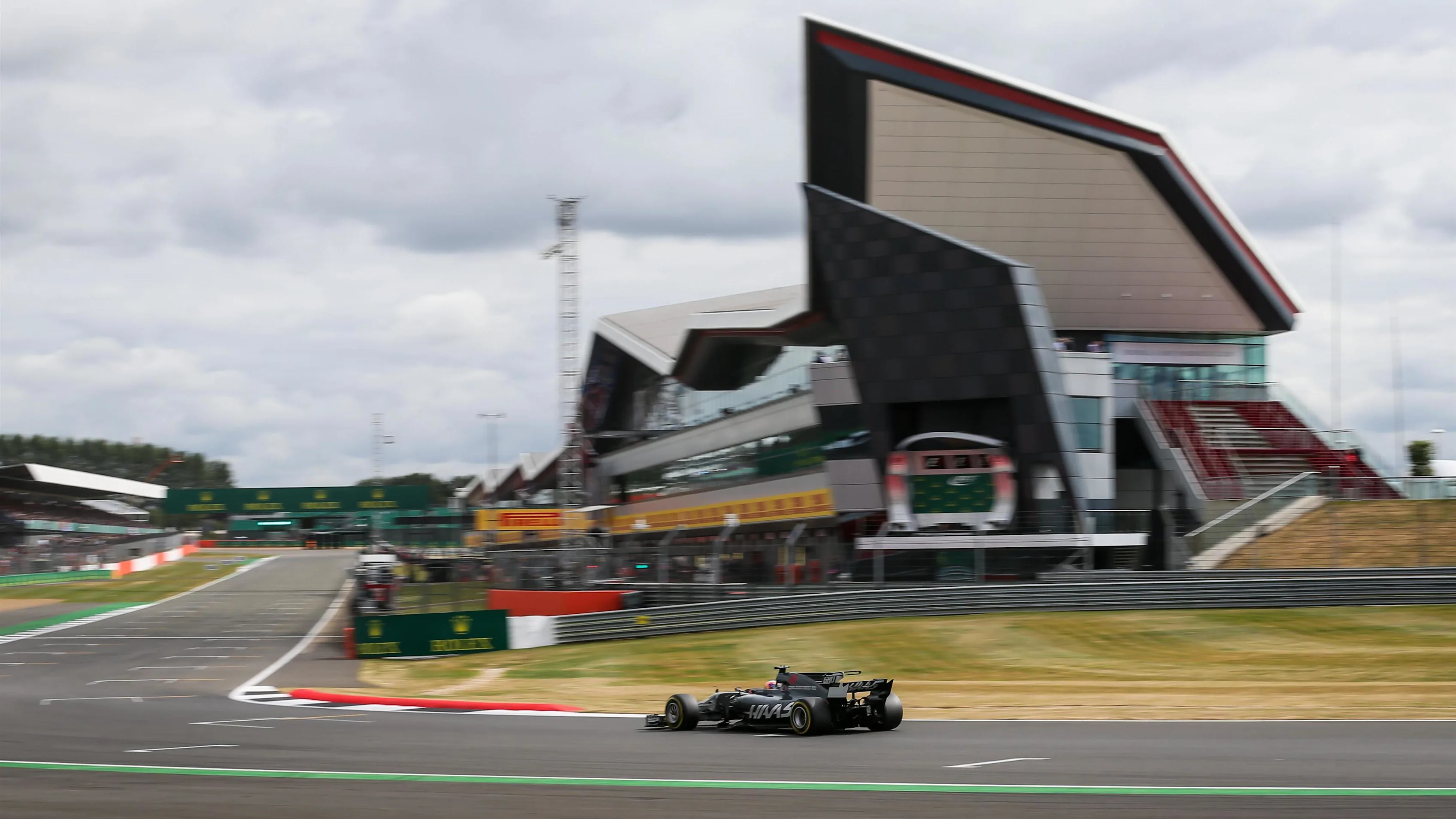 Romain Grosjean (FRA) Haas VF-17 at Formula One World Championship, Rd10, British Grand Prix, Practice, Silverstone, England, Friday 14 July 2017. © Sutton Images