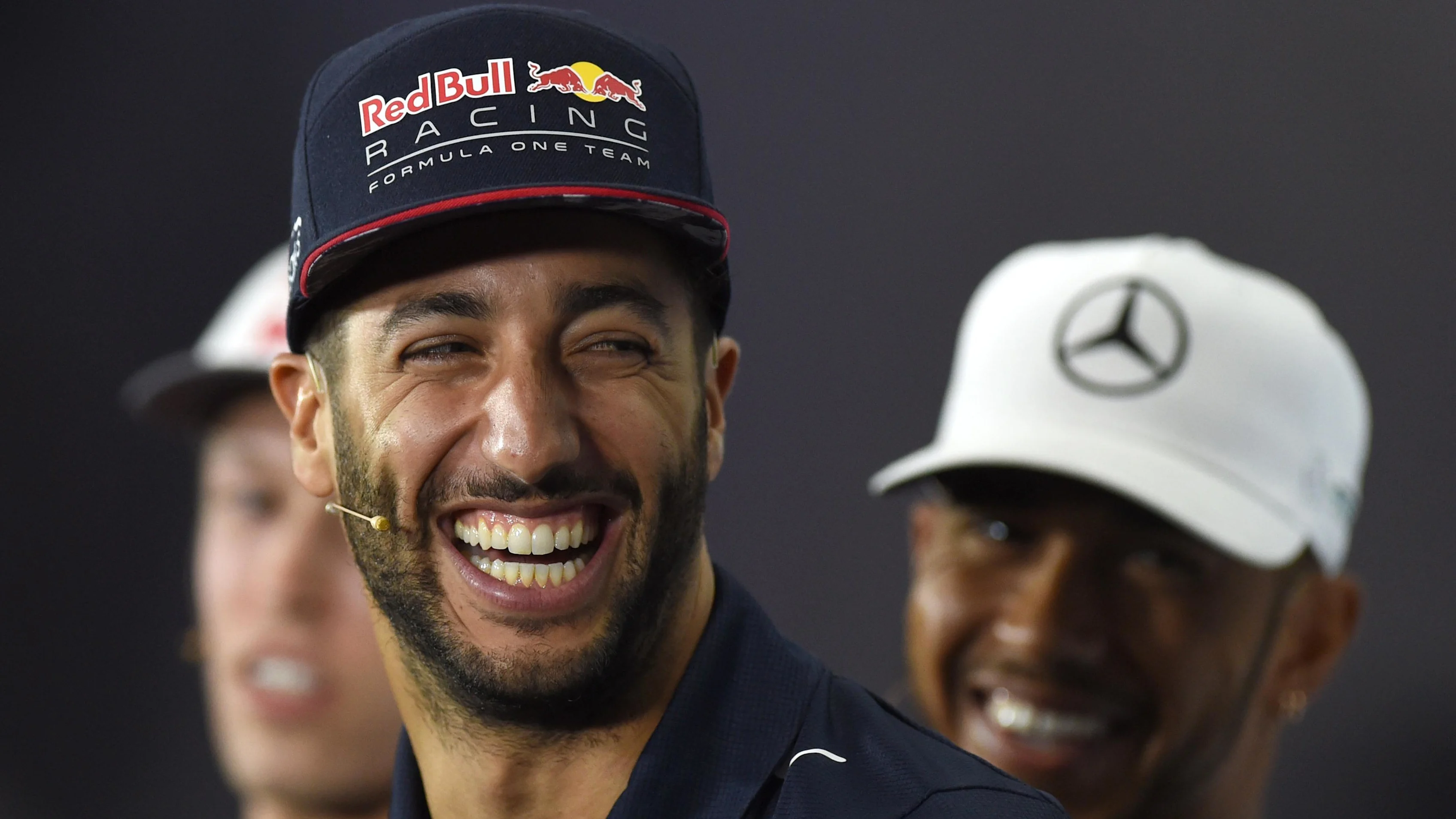 Daniel Ricciardo (AUS) Red Bull Racing in the Press Conference at Formula One World Championship,