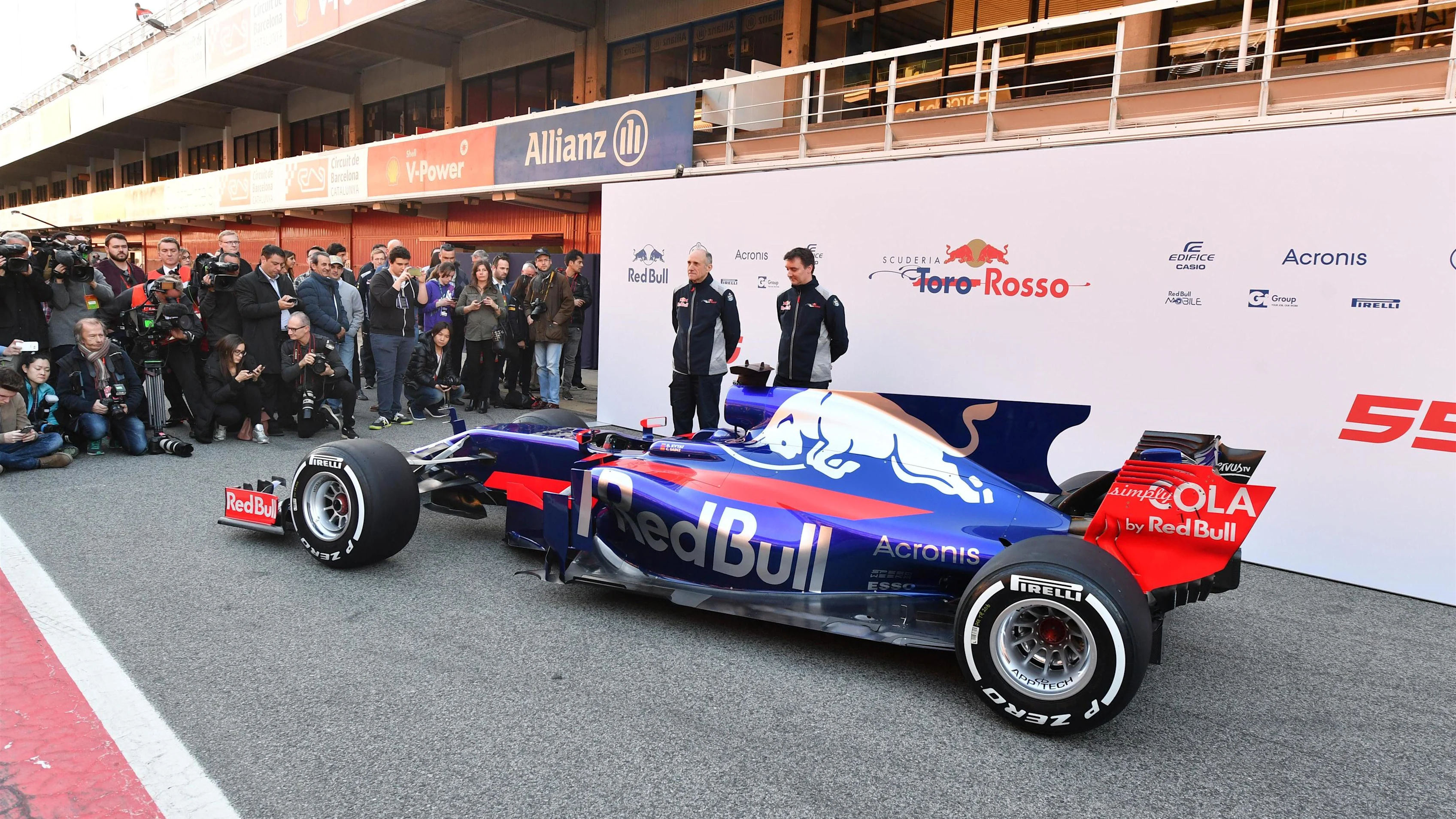 Franz Tost (AUT) Scuderia Toro Rosso Team Principal and James Key (GBR) Scuderia Toro Rosso