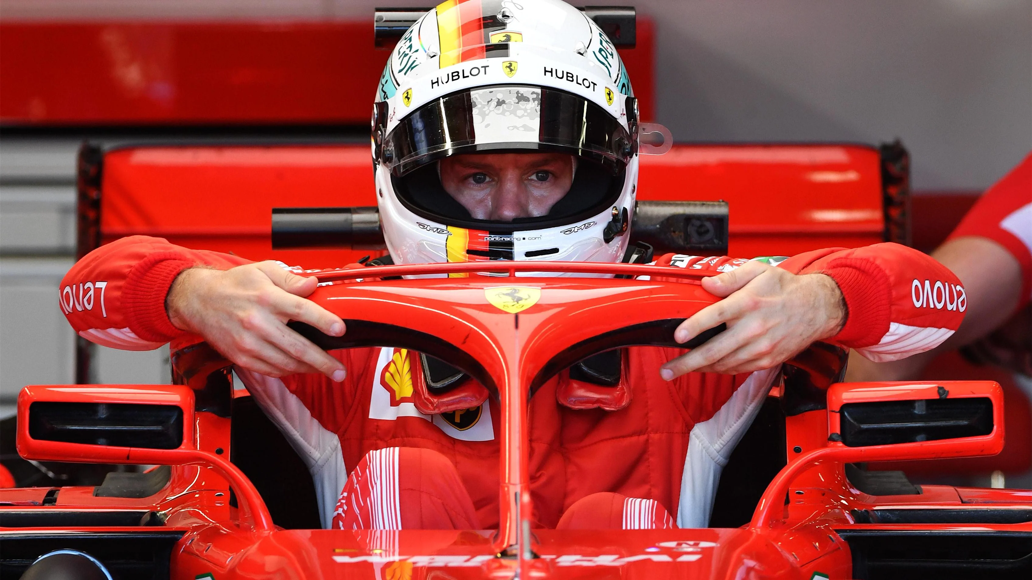 Sebastian Vettel (GER) Ferrari SF-71H at Formula One World Championship, Rd1, Australian Grand Prix, Practice, Melbourne, Australia, Friday 23 March 2018. © Mark Sutton/Sutton Images