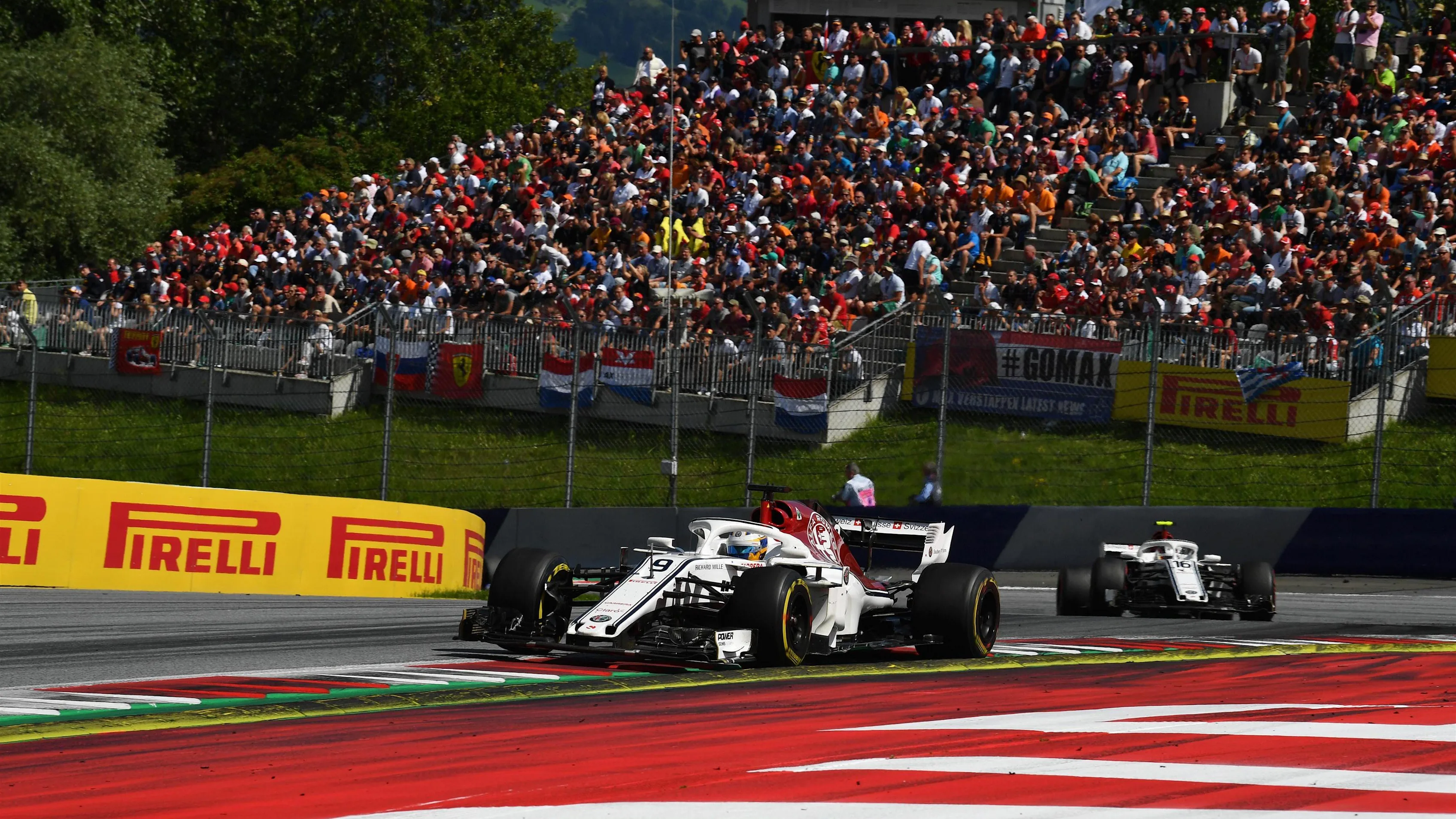 Marcus Ericsson (SWE) Alfa Romeo Sauber C37 at Formula One World Championship, Rd9, Austrian Grand