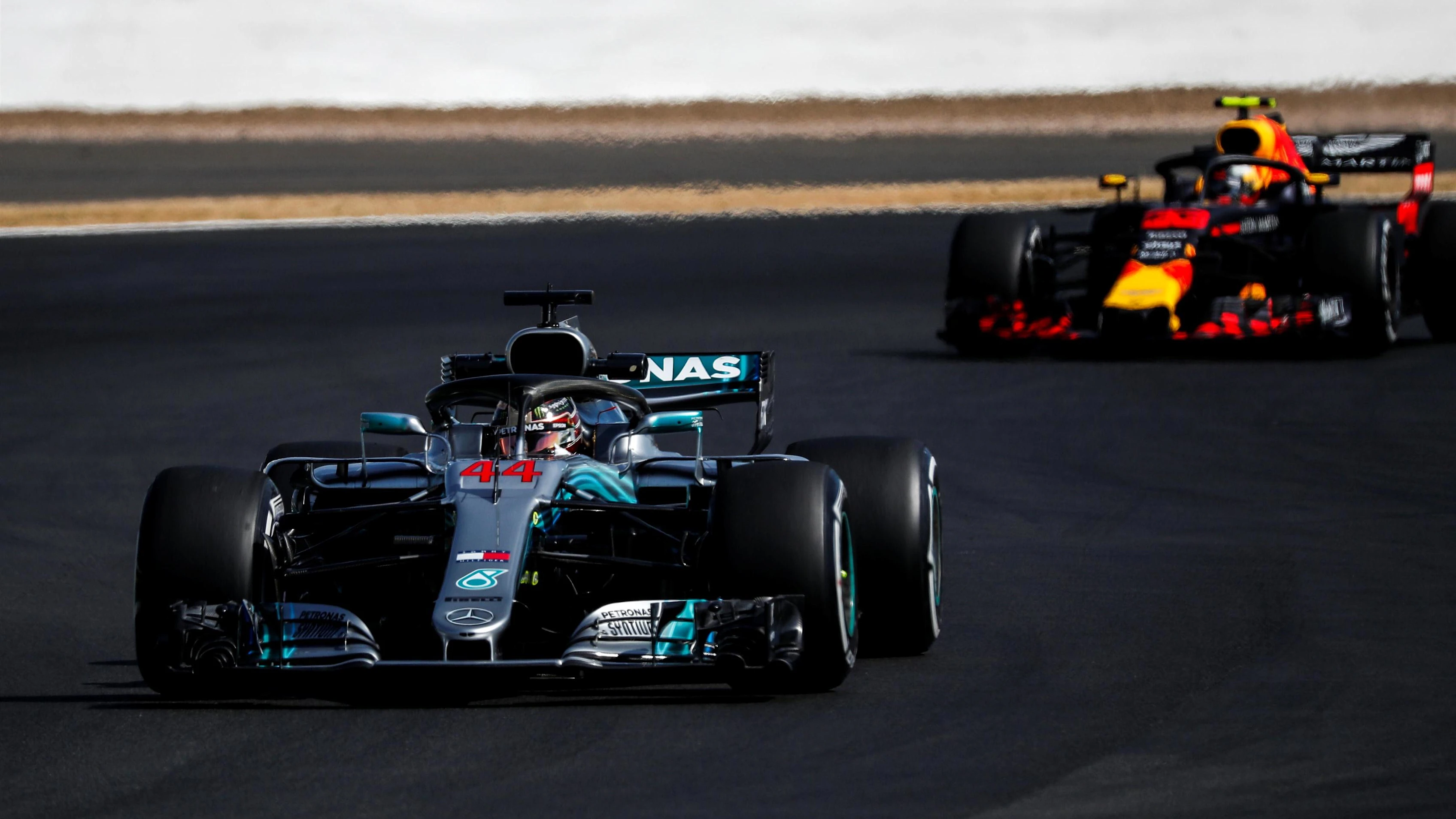 Lewis Hamilton (GBR) Mercedes-AMG F1 W09 EQ Power+ at Formula One World Championship, Rd10, British