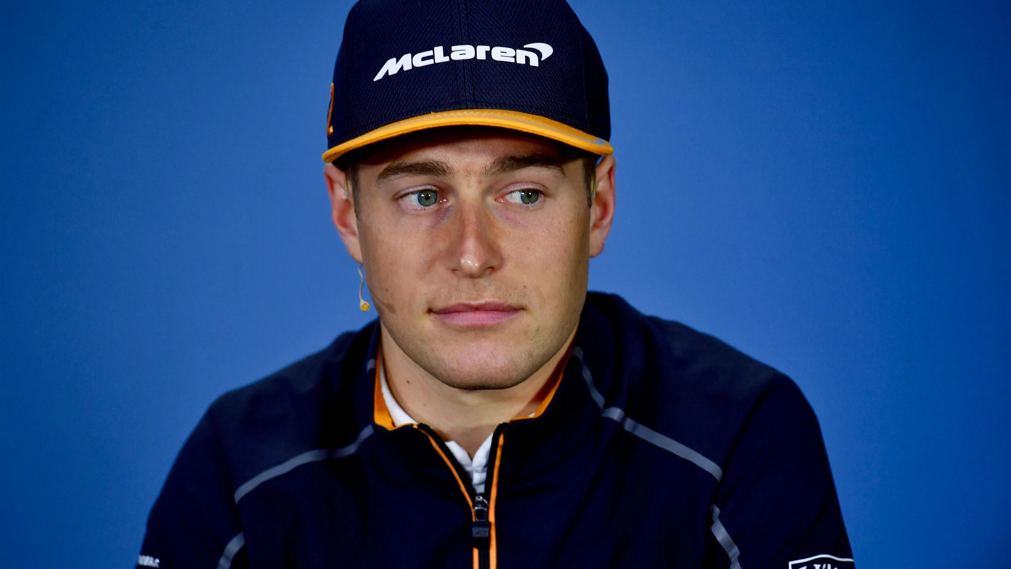 Stoffel Vandoorne (BEL) McLaren in the Press Conference at Formula One World Championship, Rd7, Canadian Grand Prix, Preparations, Montreal, Canada, Thursday 7 June 2018. © Jerry Andre/Sutton Images