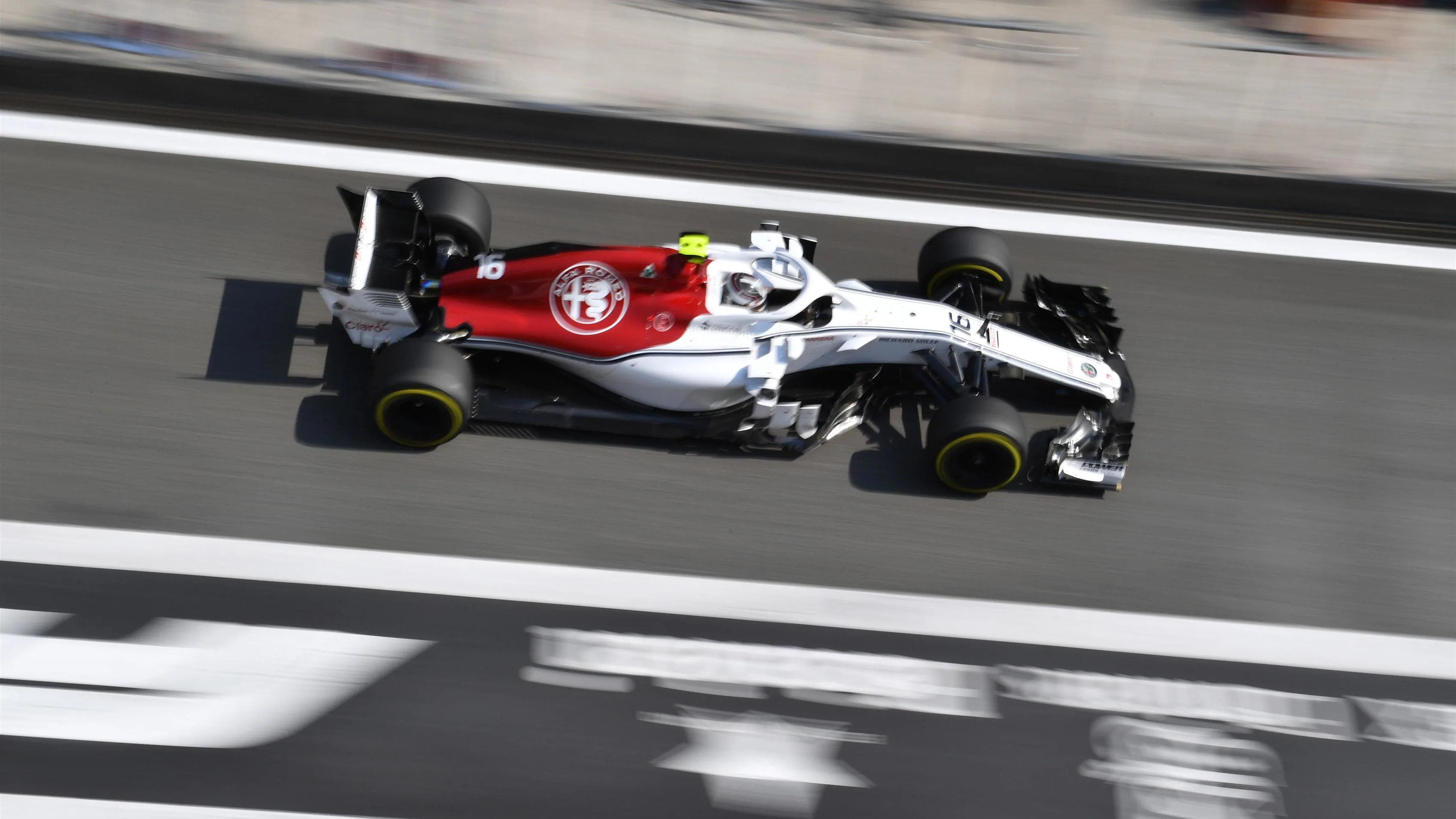 Charles Leclerc (MON) Alfa Romeo Sauber C37 at Formula One World Championship, Rd3, Chinese Grand Prix, Race, Shanghai, China, Sunday 15 April 2018. © Mark Sutton/Sutton Images