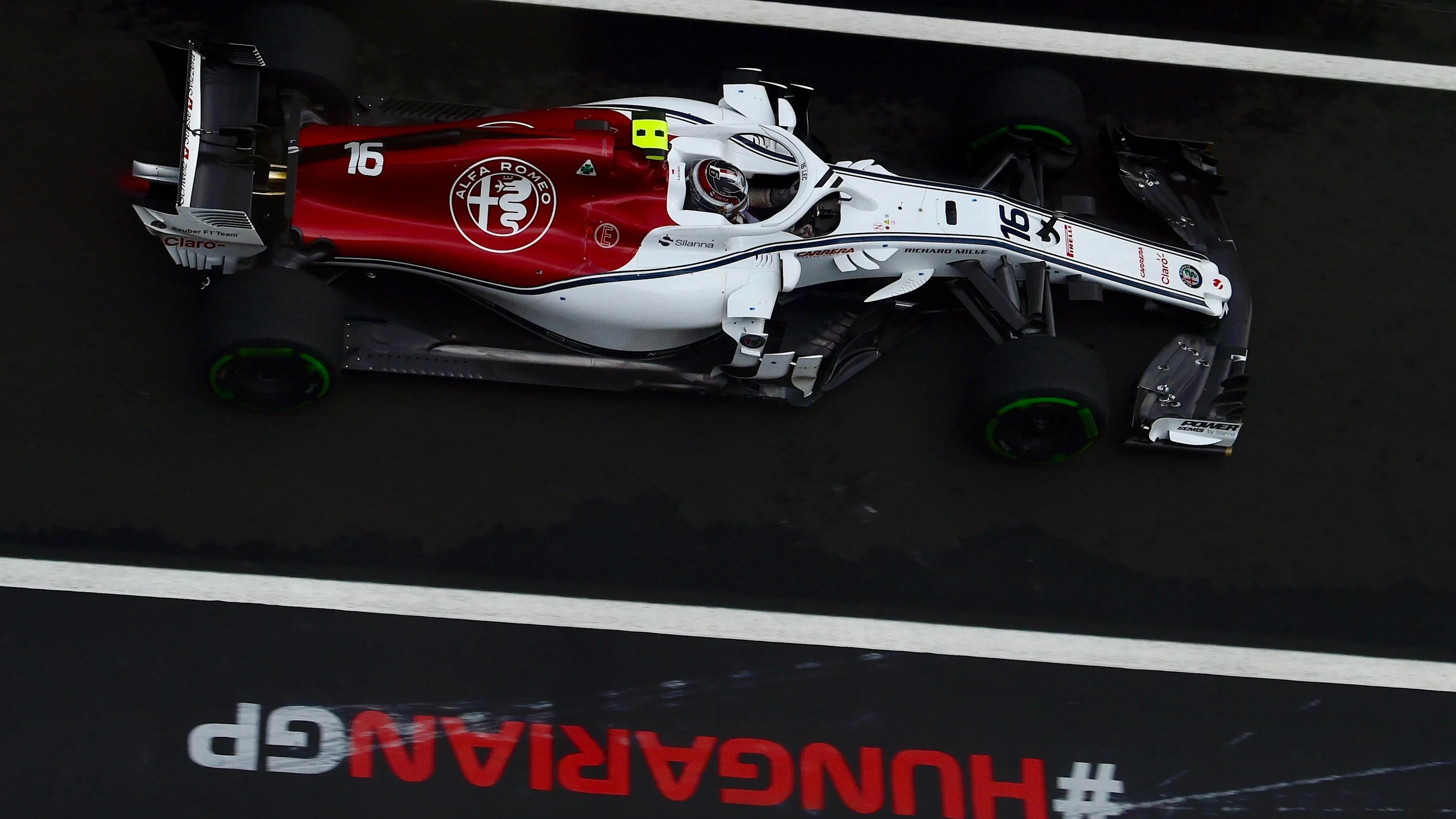 Charles Leclerc (MON) Alfa Romeo Sauber C37 at Formula One World Championship, Rd12, Hungarian