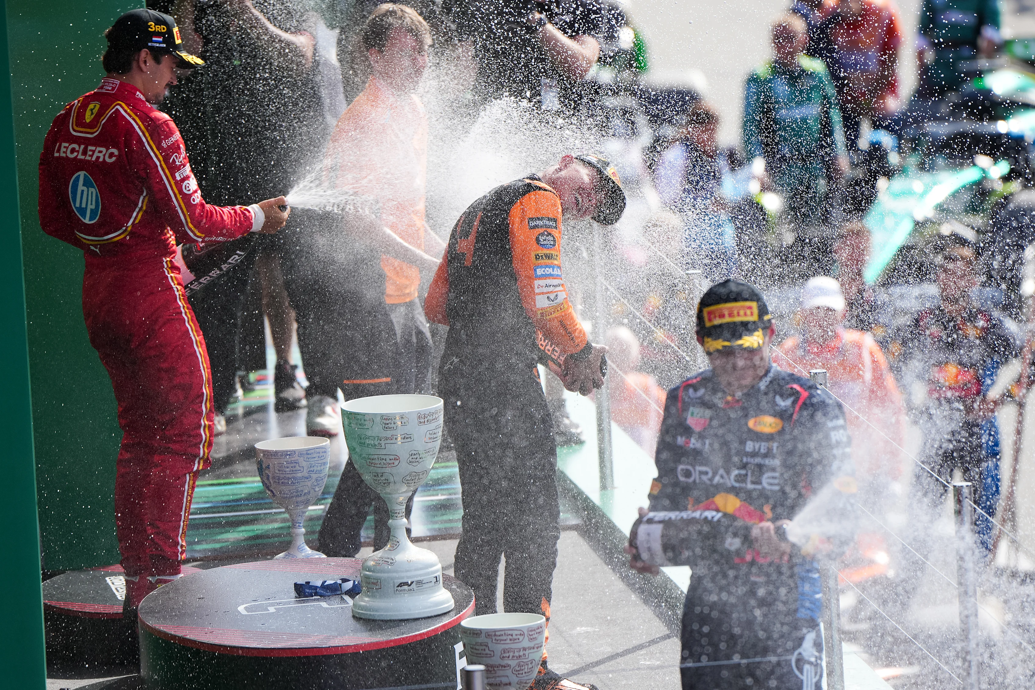 NORTHAMPTON, ENGLAND - FEBRUARY 13: The Aston Martin Red Bull Racing RB15 is revealed at
