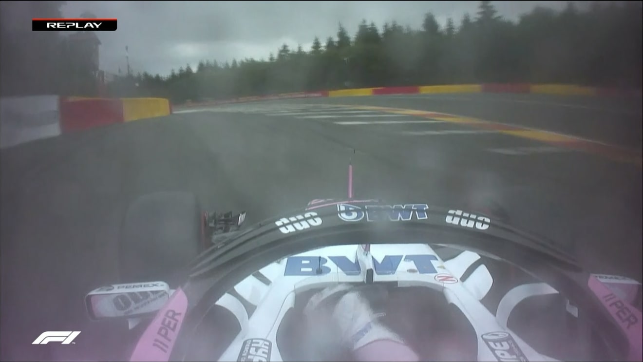 Perez ‘lucky’ to qualify P4 after Eau Rouge scare