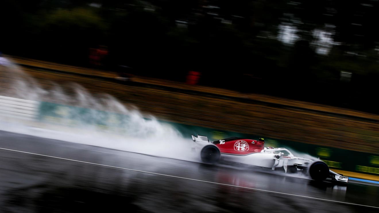 FP3: Leclerc heads rain-hit session in Germany